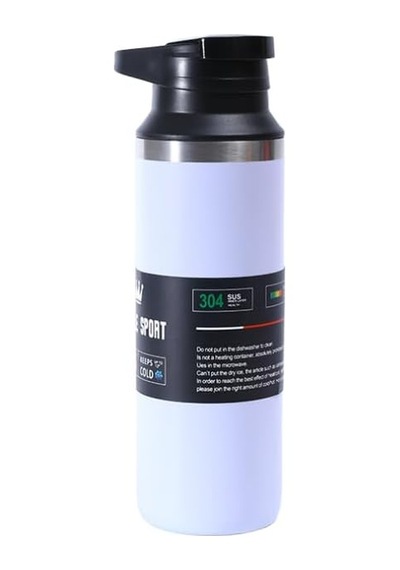 Çelik İçli Termos 500 Ml Beyaz Skm018 Açık Beyaz