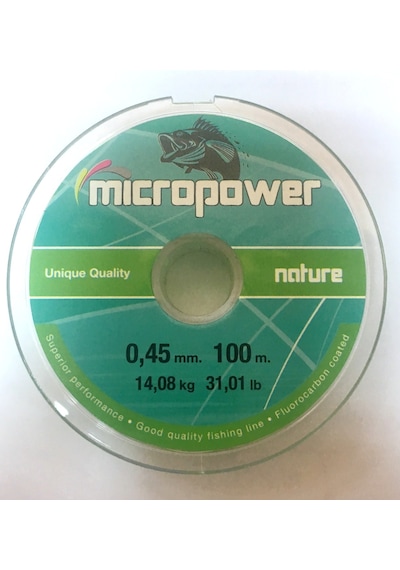 Mıcropower Nature 100m Yşl Mkr Misina 0,26mm