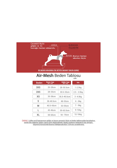 Air-Mesh Küçük ve Orta Irk Kedi Köpek Göğüs Tasması - Yumuşak, Nefes Alabilir, Dayanıklı SARI XS