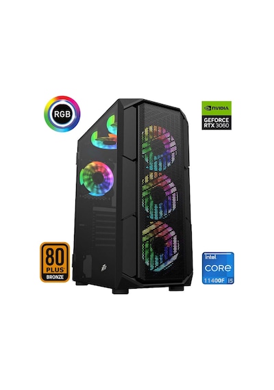 Xaser XSR670 i5-11400F 16 GB 1 TB M.2 NVMe SSD 12 GB RTX3060 27" Free Dos Masaüstü Oyuncu Bilgisayarı