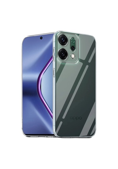 Oppo Reno 14 Uyumlu Kılıf Lüx Şeffaf Silikon - Şeffaf