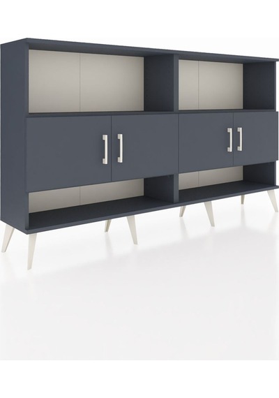 Arges Konsol 4 Raflı 4 Kapaklı 176x30x99 Antrasit-antrasit Antrasit-antrasit Arges Konsol 4 Raflı 4 Kapaklı 176x30x99 Antrasit-antrasit Antrasit-antrasit