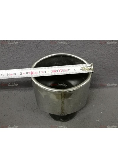 Tek Çıkışlı 105mm Egzoz Ucu Eğik Oval Ağız