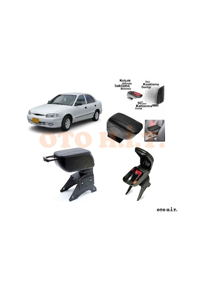 Hyundai Accent Yumurta Kasa Uyumlu Kol Dayama Ve Kolçak