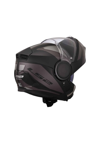 Ls2 Scope 2 Axis Çene Açılır Kask Mat Siyah - Titanyum