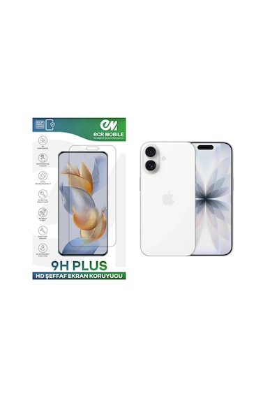 Apple Uyumlu   iPhone 17 İle Ekran Koruyucu 9h Esnek Nano Cam Şeffaf