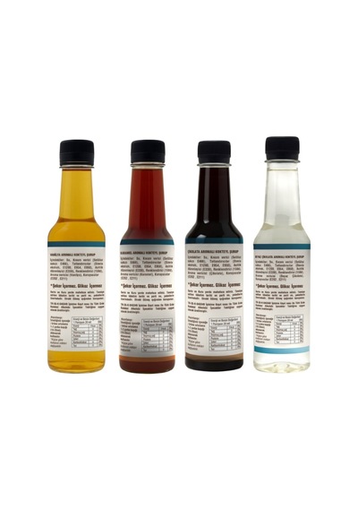 Şekersiz Sugar Free - Vanilya Karamel Beyaz Çikolata Çikolata 4 Lü Set 250 Ml X 4 Ad. Diğer
