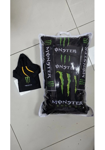 Monster Süper Set Dörtlü Servis Kılıfı + İkili Yastık Ve Kemer Kılıfı +vites Poları