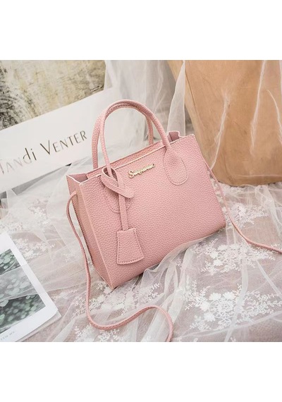 Dongxiaojie Vintage Lychee Baskı Çantası Çok Yönlü Banliyö Üst Kol Çantası Seyahat Düğün İçin Uygun Cor De Rosa