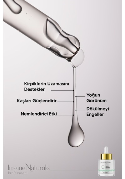 Insane Naturale Kaş Kirpik Serumu 20 ML