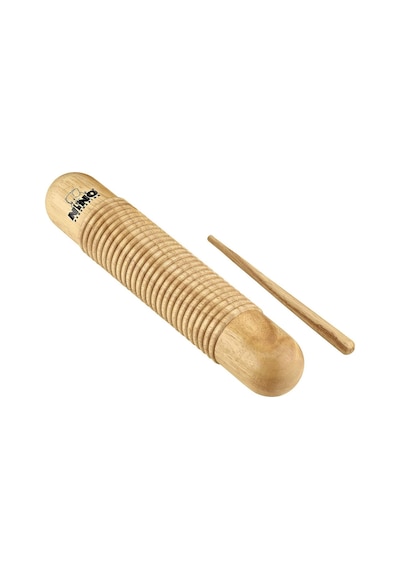 Nino Nıno555 Wood Güiro Shaker natural