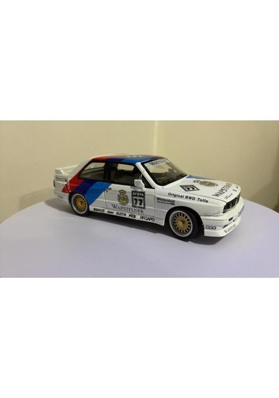Hobbiez World Bmw M3 E30 Dtm Warsteiner Die-cast Beyaz 1/24 Model Araba