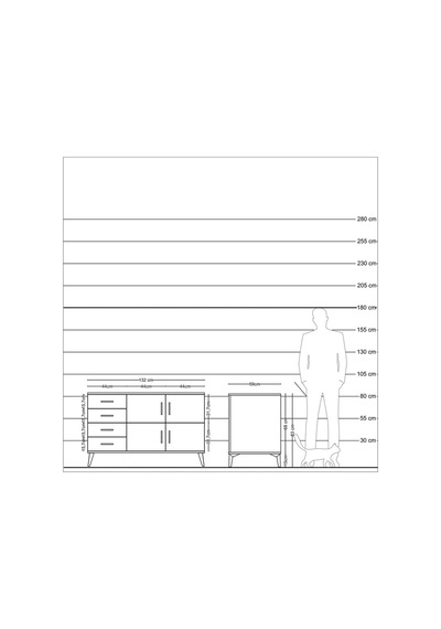 Kronos Konsol 2 Raflı 4 Çekmeceli 4 Kapaklı 132x59x83 Antrasit-çam/çam Çam/çam Kronos Konsol 2 Raflı 4 Çekmeceli 4 Kapaklı 132x59x83 Antrasit-çam/çam Çam/çam