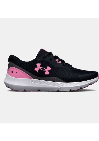 Under Armour Kız Çocuk UA Surge 3 Koşu Ayakkabısı 3025013-001 Siyah