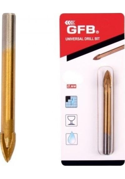 Gfb 7 Mm Cam Seramik Delme Üniversal Matkap Ucu
