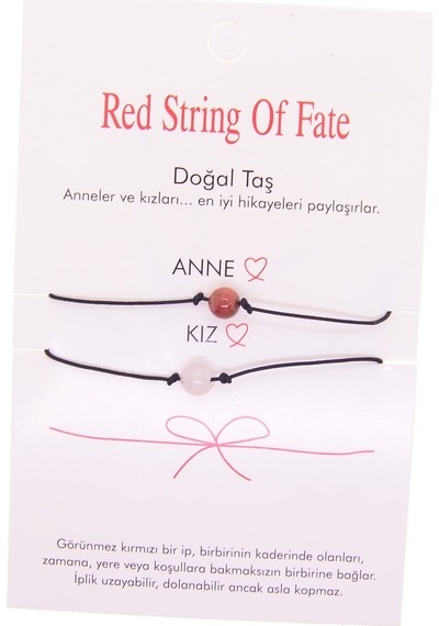 X-lady Accessories Altın Renk Anne Kız Arkadaş Şans Bilekliği - 2692 Çok Renkli
