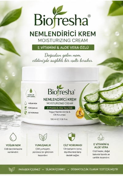 Biofresha Nemlendirici E Vitaminli Koruyuculu Krem 100 Ml