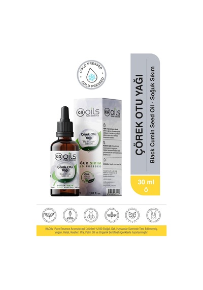 Kaoils Çörek Otu Yağı Nigella Sativa - Black Cumin Seed Oil 30 Ml - Cilt Ve Saç Bakımı İçin İdeal - Gıda Kalite, Saf Ve Soğuk Sıkım 100% Pure & Natural Diğer Kaoils Çörek Otu Yağı Nigella Sativa - Black Cumin Seed Oil 30 Ml - Cilt Ve Saç Bakımı İçin İdeal - Gıda Kalite, Saf Ve Soğuk Sıkım 100% Pure & Natural Diğer