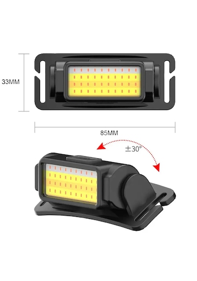 Watton Wt-650 50 Cob Led Kafa Lambası Siyah