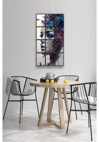 12 Parça Renkli Güzel Kadın Çerçeve Görünümlü Mdf Tablo Duvar Süsü Hediyelik Eşya 45cm X 85cm Renkli - 602507761 Renkli 12 Parça Renkli Güzel Kadın Çerçeve Görünümlü Mdf Tablo Duvar Süsü Hediyelik Eşya 45cm X 85cm Renkli - 602507761 Renkli