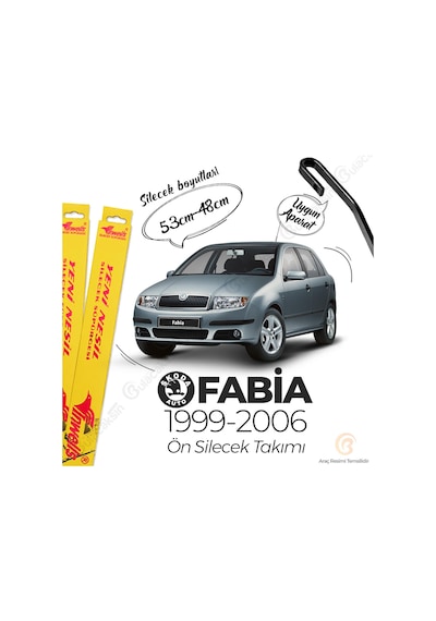Skoda Fabia Muz Silecek Takımı 1999-2006 İnwells