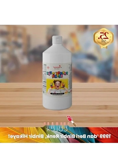 Uzun Süre Kullanılabilir Beyaz Parmak Boyası 1000 Gr 0.2 L
