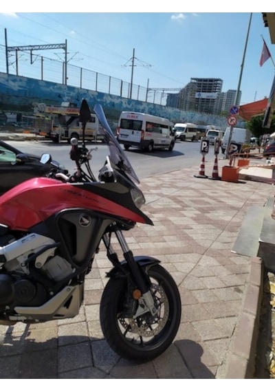 Zeus Motor 2015-2016 Honda Vfr 800 X Crossrunner Uyumlu Uzun Ön Cam Açık Füme