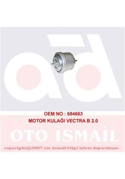 DOĞRU KAUÇUK 812 MOTOR TAKOZU VECTRA B  2.0 DTI 16V 2.0 DI