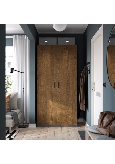 Ikea Tonstad Gardırop Kapağı, Kahverengi Meşe Kaplama, 50x195 Cm, Menteşesiz Ikea Tonstad Gardırop Kapağı, Kahverengi Meşe Kaplama, 50x195 Cm, Menteşesiz