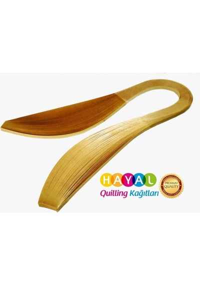 Hayal 5mm nubuk sarı Renkli Quilling Kağıdı - 100'lü