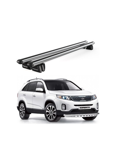 Pençe Kia Sorento Ara Atkı 2010-2014 Uyumlu Gri Ara Atkı Port Bagaj Tavan Barı