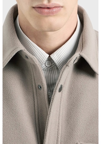 Armani Exchange Erkek Gömlek 6dzb33 Zn5pz 17ac Vizon Vizon