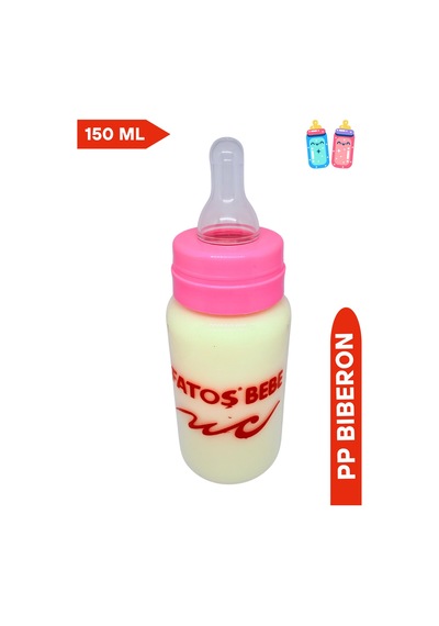 Klasik Silikon Uçlu Pp Biberon Pembe Rengi, 150 Ml