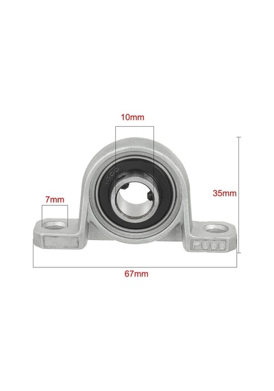 Koodmax 3 Adet 3d Yazıcı Kp000 Yataklı Rulman 10mm