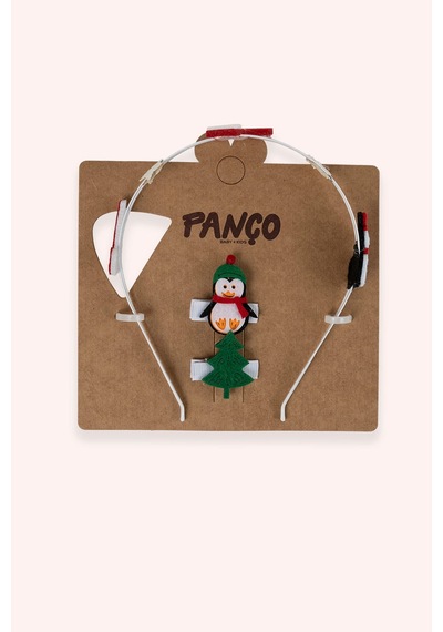 Panço Kız Çocuk Taç Toka Set Çok Renkli 2422GK09008