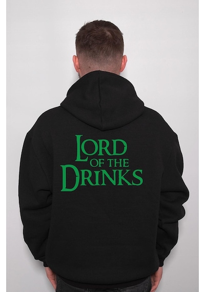 Lord Of The Drinks İçkinin Efendisi Sweatshirt Unisex Kapüşonlu Hoodie 001
