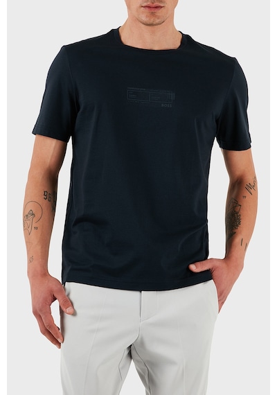 Boss Erkek T Shirt 50531587 402 Lacivert Lacivert