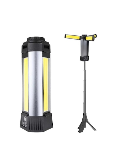 Pm-24566 35 Watt Usb - Type-c Girişli P50 Ve Cob Ledli 3 Kanatlı Kollu Çalışma Lambası Belirtilmemis