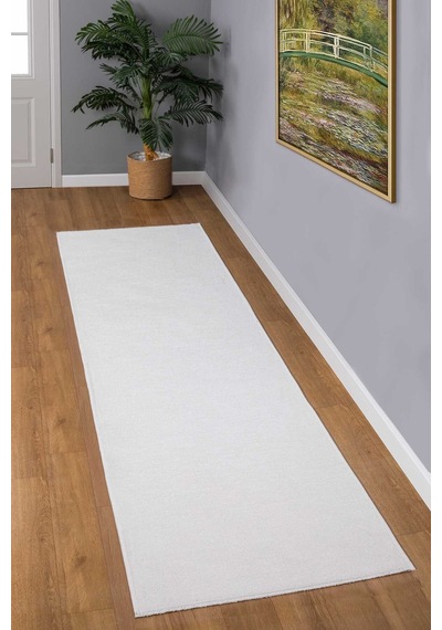 Premium Kalite Kaymaz Tabanlı Vera Doğal Yıkanabilir Kilim Oturma Odası Balkon Bahçe Mutfak Siyah Krem