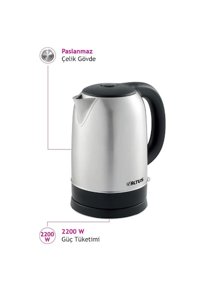 Altus AL 728 I 1.7 L Çelik Su Isıtıcı Kettle