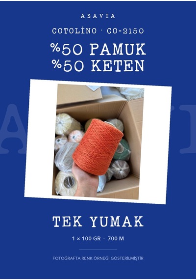 Lana Gatto Cotolino Örgü İpi %50 Pamuk %50 Keten 100 Gr 700 M Co-2150
