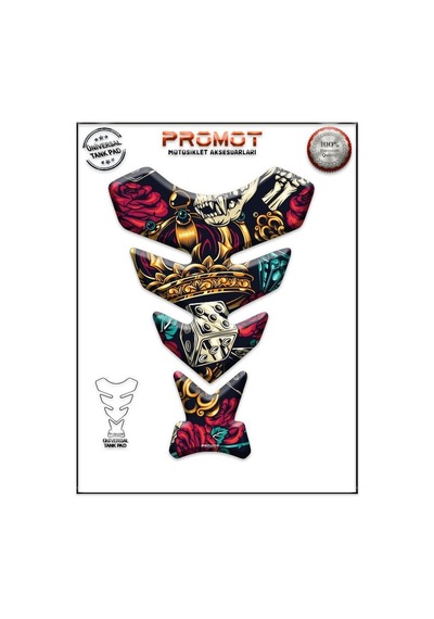 Universal Motosiklet Tank Pad 3d Sticker 0286 Diğer