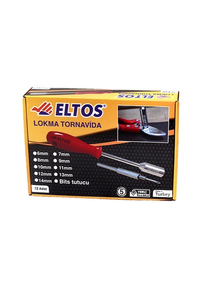 Eltos Lokma Tornavida Lokma Uçlu Tornavida 8 MM Elt 008