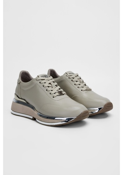 Valmenti Kadın Vizon Hakiki Deri Sneakers & Spor Ayakkabı 1011 6371 Bn Ayk Sk23/24 Vizon