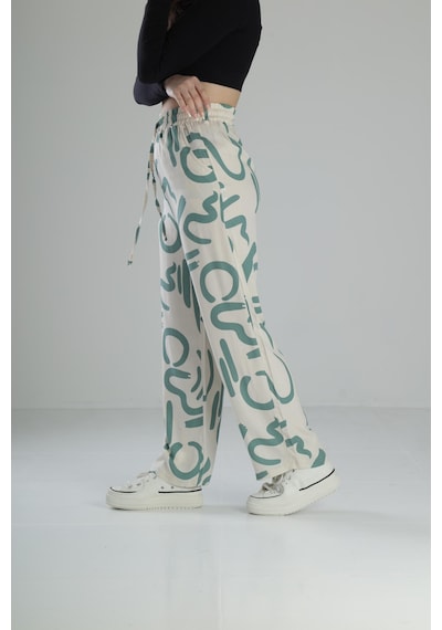 Cocopelli Yes İl Etnik Desenli Baggy Pantolon Coc1848 Desenli