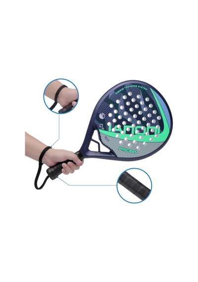 Karbon Fiber Padel Raketi Mavi