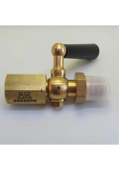 Pakkens Manometre Musluğu-Üç Yollu Manometre Valfi 64 Bar 1/2''