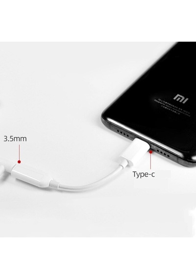 Shpx Aux Audio Sadece Xiaomi Uyumlu Beyaz Kulaklık Jack Mi Dönüştürücü Nslm 1037065