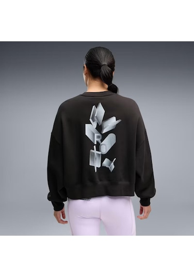 Puma W Puma X Hyrox Heavyweıght C Siyah Kadın Sweatshirt