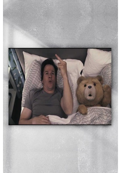 Ayı Teddy Eğlenceli Mizahi Poster
